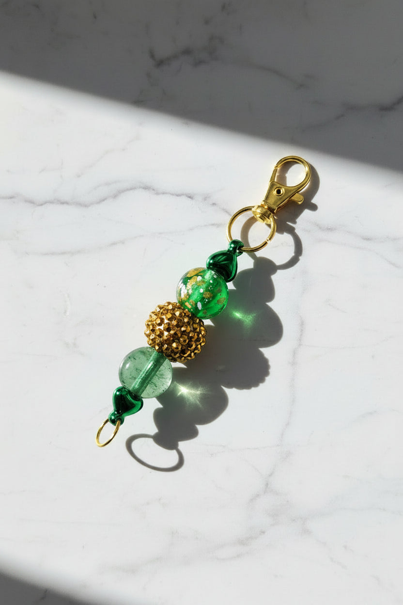 Beaded BAG CHARMS (post-styled)