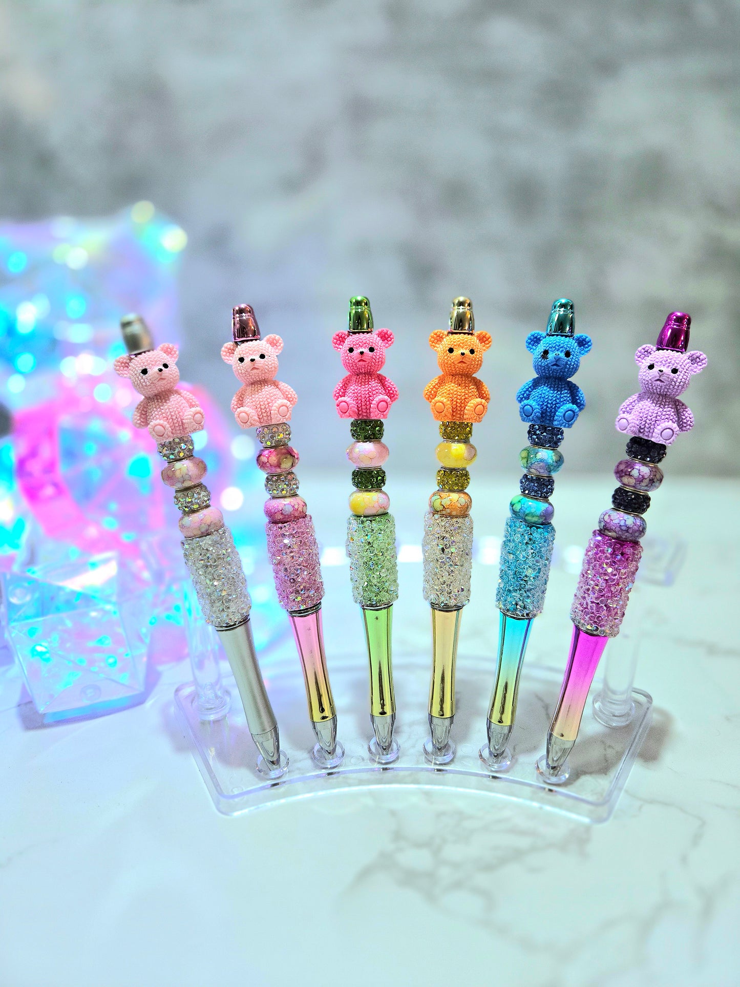 Beaded Pens_~ TEDDY-TEDDY