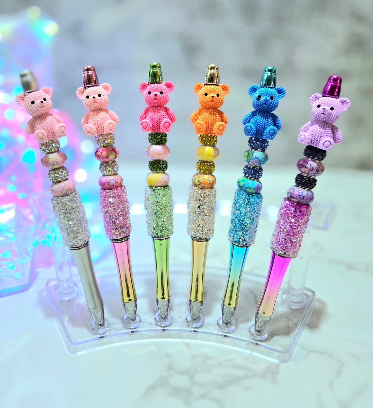 Beaded Pens_~ TEDDY-TEDDY